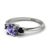 Classic Three Stone Tanzanite Engagement Ring - Valentina No. 209