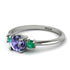 Classic Three Stone Tanzanite Engagement Ring - Valentina No. 206