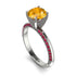 Classic Yellow Diamond Ring With A Twist - Leilani No. 1012 image 1