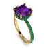 Cushion Hidden Amethyst Ring - Nova No. 304