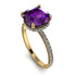 Cushion Hidden Amethyst Ring - Nova No. 301