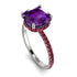 Cushion Hidden Amethyst Ring - Nova No. 312
