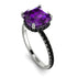 Cushion Hidden Amethyst Ring - Nova No. 309