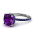 Cushion Hidden Amethyst Ring - Nova No. 315