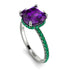Cushion Hidden Amethyst Ring - Nova No. 306