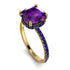 Cushion Hidden Amethyst Ring - Nova No. 313