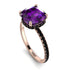 Cushion Hidden Amethyst Ring - Nova No. 308