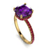 Cushion Hidden Amethyst Ring - Nova No. 310