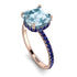 Cushion Hidden Aquamarine Ring - Nova No. 414