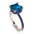 Cushion Hidden Blue Topaz Ring - Nova No. 514 image 3