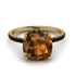 Cushion Hidden Brown Diamond Ring - Nova No. 1107 image 2
