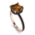 Cushion Hidden Brown Diamond Ring - Nova No. 1108 image 3