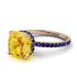 Cushion Hidden Citrine Ring - Nova No. 614