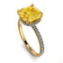 Cushion Hidden Citrine Ring - Nova No. 601