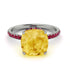 Cushion Hidden Citrine Ring - Nova No. 612