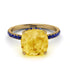Cushion Hidden Citrine Ring - Nova No. 613