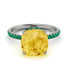Cushion Hidden Citrine Ring - Nova No. 606