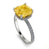 Cushion Hidden Citrine Ring - Nova No. 603