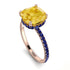 Cushion Hidden Citrine Ring - Nova No. 614