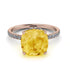 Cushion Hidden Citrine Ring - Nova No. 602