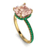 Cushion Hidden Morganite Ring - Nova No. 904 image 3