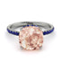 Cushion Hidden Morganite Ring - Nova No. 915 image 2