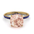 Cushion Hidden Morganite Ring - Nova No. 913 image 2