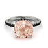 Cushion Hidden Morganite Ring - Nova No. 909