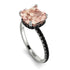 Cushion Hidden Morganite Ring - Nova No. 909 image 3
