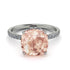Cushion Hidden Morganite Ring - Nova No. 903 image 2