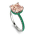 Cushion Hidden Morganite Ring - Nova No. 906 image 3