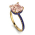 Cushion Hidden Morganite Ring - Nova No. 913
