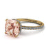 Cushion Hidden Morganite Ring - Nova No. 901 image 1