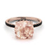 Cushion Hidden Morganite Ring - Nova No. 908 image 2