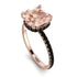 Cushion Hidden Morganite Ring - Nova No. 908