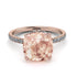 Cushion Hidden Morganite Ring - Nova No. 902 image 2