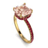 Cushion Hidden Morganite Ring - Nova No. 910