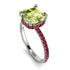Cushion Hidden Peridot Ring - Nova No. 712