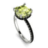 Cushion Hidden Peridot Ring - Nova No. 709