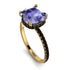 Cushion Hidden Tanzanite Ring - Nova No. 207