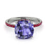 Cushion Hidden Tanzanite Ring - Nova No. 212