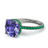 Cushion Hidden Tanzanite Ring - Nova No. 206