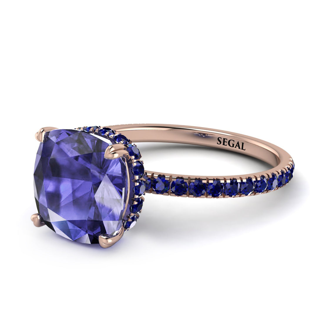 Cushion Hidden Tanzanite Ring - Nova No. 214