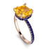 Cushion Hidden Yellow Diamond Ring - Nova No. 1014 image 3