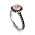 Cushion Morganite Halo Engagement Ring - Jade No. 909 image 3