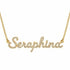 Diamond Gold Name Necklace - Seraphina