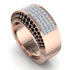 Diamond Cluster Wide Fancy Wedding Band - Kyla No. 32