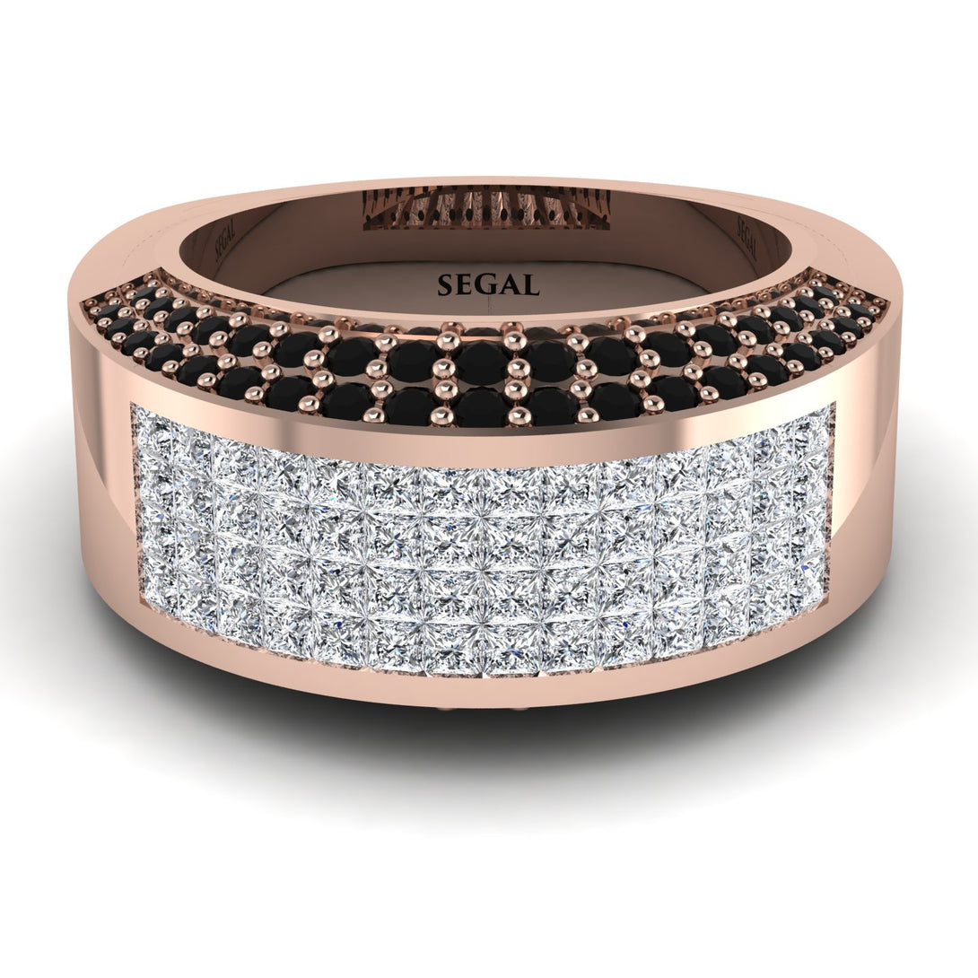 Diamond Cluster Wide Fancy Wedding Band - Kyla No. 32