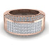 Diamond Cluster Wide Fancy Wedding Band - Kyla No. 2 image 1