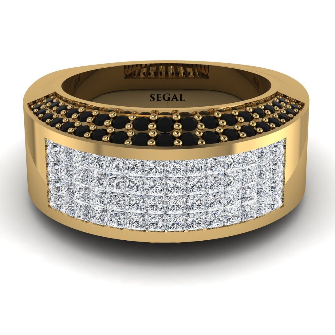 Diamond Cluster Wide Fancy Wedding Band - Kyla No. 31